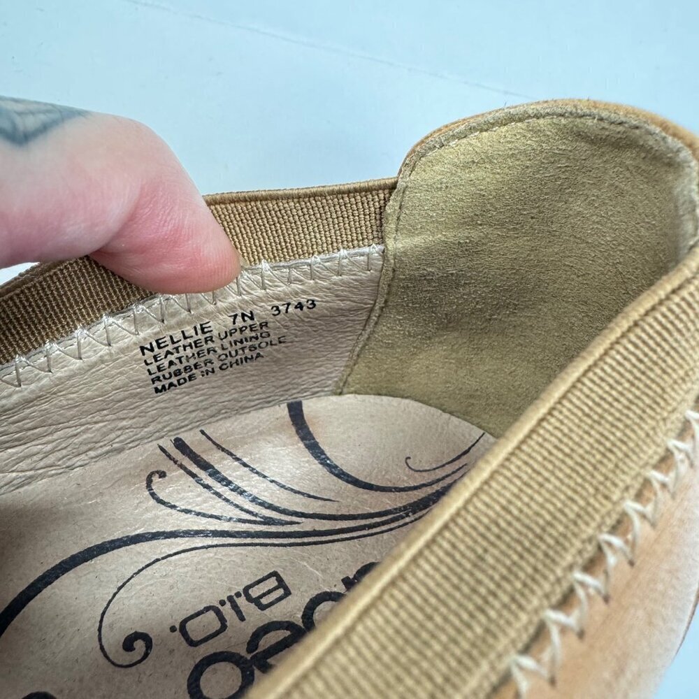 Abeo B.I.O Women’s Shoes Nellie Orthopedic Slip Ons Tan Size 7N Comfort - Picture 6 of 10